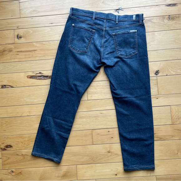 7 For All Mankind Slimmy Jeans Men’s Size 40 Blue Tapered Excellent Condition - Picture 5 of 11